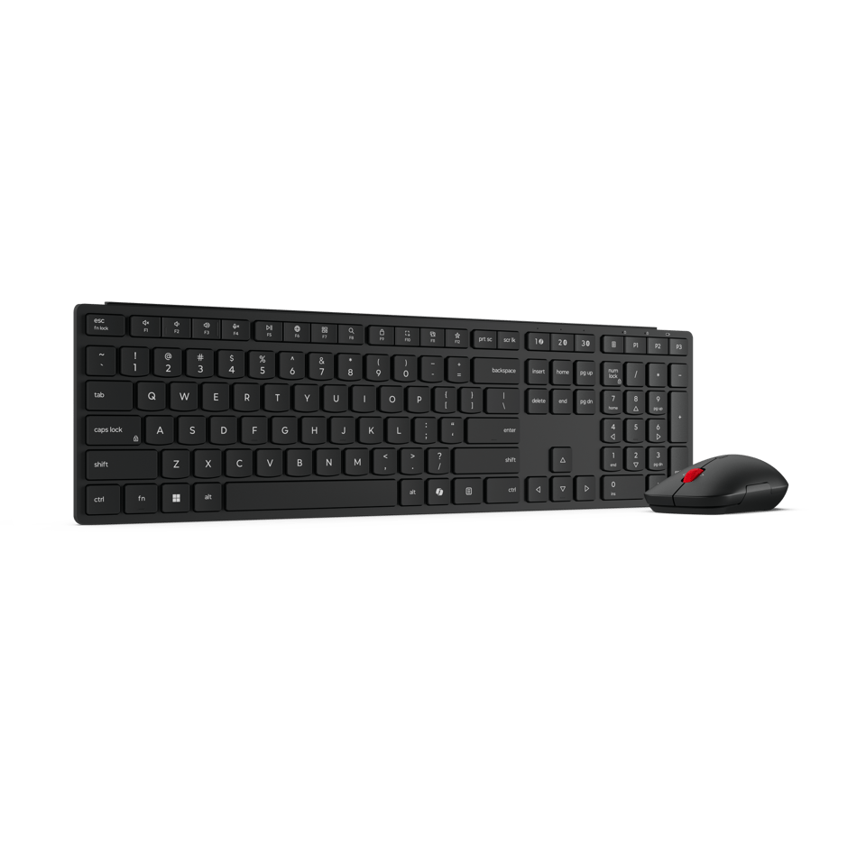 Lenovo Wireless Multi-Mode Pro Combo Keyboard and Mouse 6000-Slovak – fotografie 1 z 5