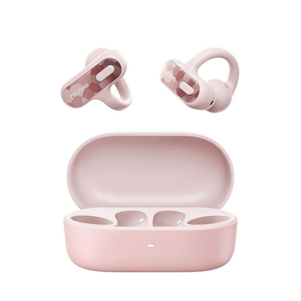 Lenovo Open-Ear Clip-on Earbuds X500 Pink – fotografie 1 z 3
