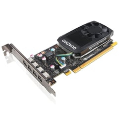 ThinkStation Nvidia Quadro P600 2GB GDDR5 Mini DP * 4 Graphics Card with HP Bracket
