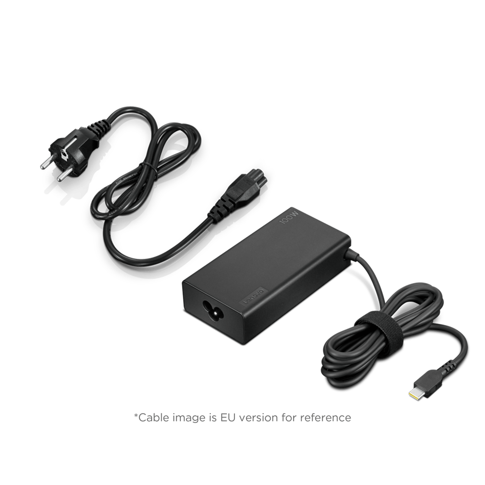 Lenovo 100W AC Adapter (USB Type-C)-EU1/Arabia/Indonesia/ROK – fotografie 1 z 3