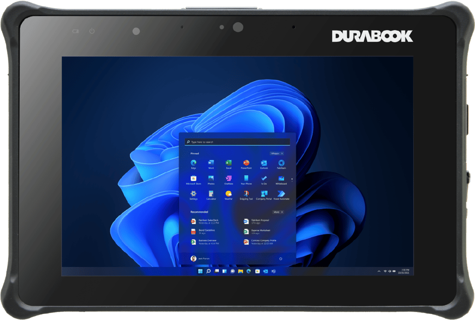 Durabook R8 Rugged Tablet (EU Plug) – fotografie 1 z 4