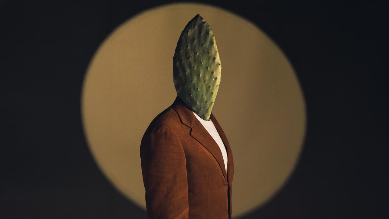 Nopal-head portrait