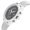 View Of Crown Facing Side Of Citizen AT0361-81E Stainless Steel Watch Display Model Condition