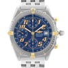 Up Close Front Facing Picture Of Breitling B13050.1 Stainless Steel Watch Pre Owned Condition