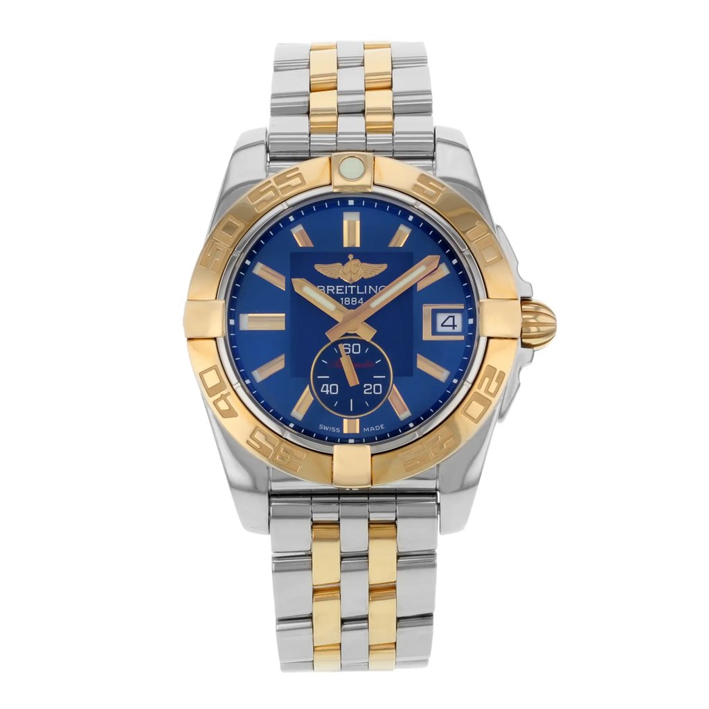 Front Full View Of Breitling C3733012-C831-TT Stainless Steel Watch Display Model Condition {Product Condition}