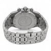 An image of a pre-owned Audemars Piguet men's wristwatch, viewed from the back at a slight angle. The watch features a stainless steel bracelet with a visible AP logo on the clasp. The case back is prominently engraved with "Royal Oak." The image is taken from a close distance, highlighting the watch's intricate design details and craftsmanship.