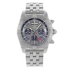 Front Full View Of Breitling AB042011/F561-375A Stainless Steel Watch Display Model Condition {Product Condition}