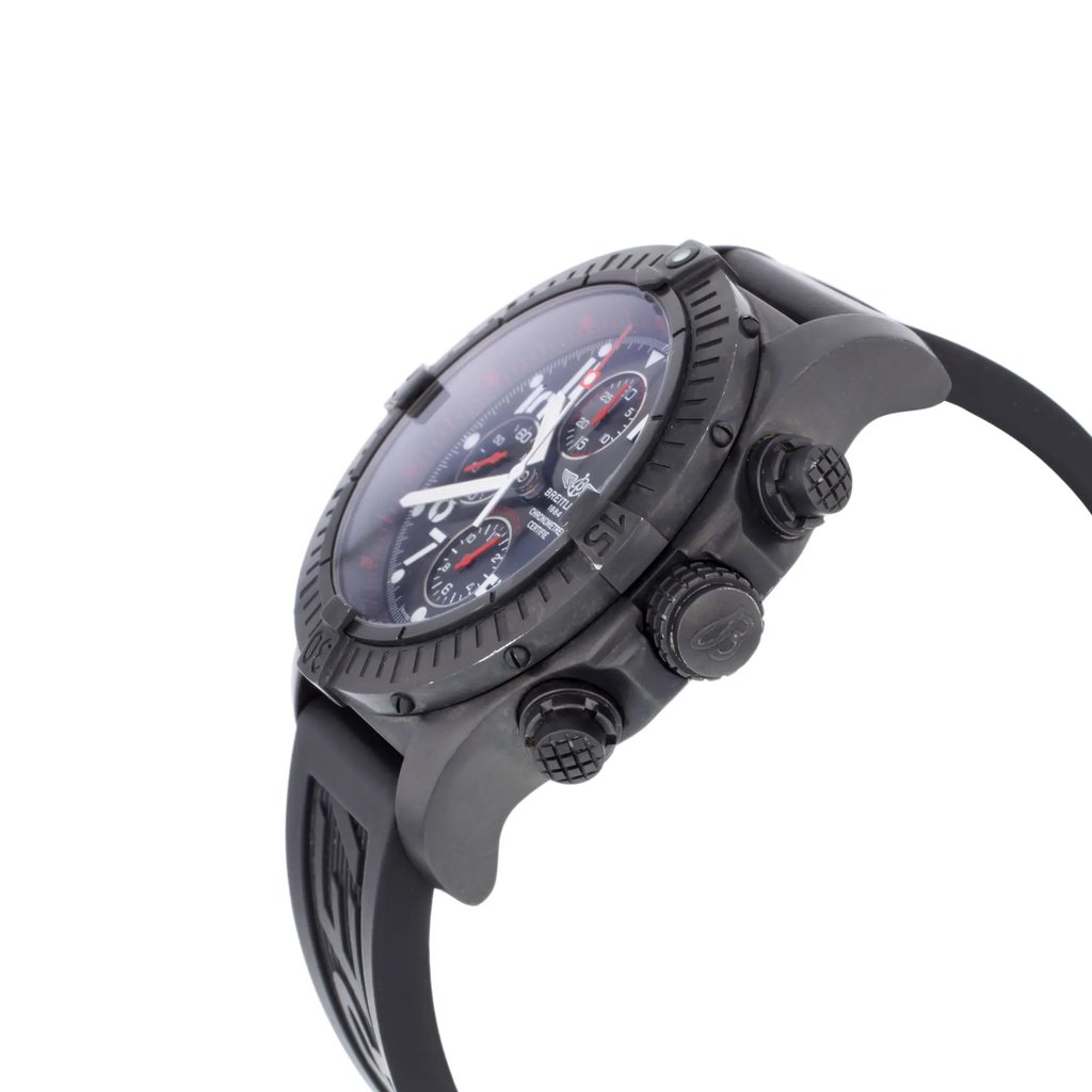 View Of Crown Facing Side Of Breitling M13370/B930 Stainless Steel Watch Pre Owned Condition