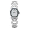 An image of a Wristwatch by ESCADA. This Pre Owned item is designed for Women, featuring a Casual style. It has a Quartz movement and an Analog display with a White dial color. The indices include 12-Hour Dial,Non-Numeric Hour Marks. The band is made of Stainless Steel and the case is made of Stainless Steel. The watch has a Round shape with a case size of 22.5 mm and a case thickness of 8 mm.