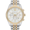 Up Close Front Facing Picture Of Michael Kors MK8344 Stainless Steel Watch Display Model Condition