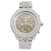 Front Full View Of Breitling A44362 Stainless Steel Watch Pre Owned Condition {Product Condition}