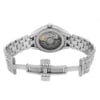 Back View Of Screwback Back Case And Open Stainless Steel Band Of Tissot T072.207.11.118.00 Watch Display Model Condition