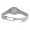 Back View Of Exhibition Back Case And Open Stainless Steel Band Of OMEGA 3572.50.00 Watch Pre Owned Condition