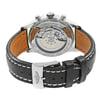 Back View Of {Caseback} Back Case And Closed Leather Band Of Breitling AB045112/BC67-435X Watch Display Model Condition