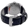 Back View Of Solid Back Case And Closed Leather Band Of Luminox XA.9421 Watch Display Model Condition