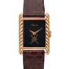 Up Close Front Facing Picture Of Asprey 616506 Gold 18kt Watch Pre Owned Condition