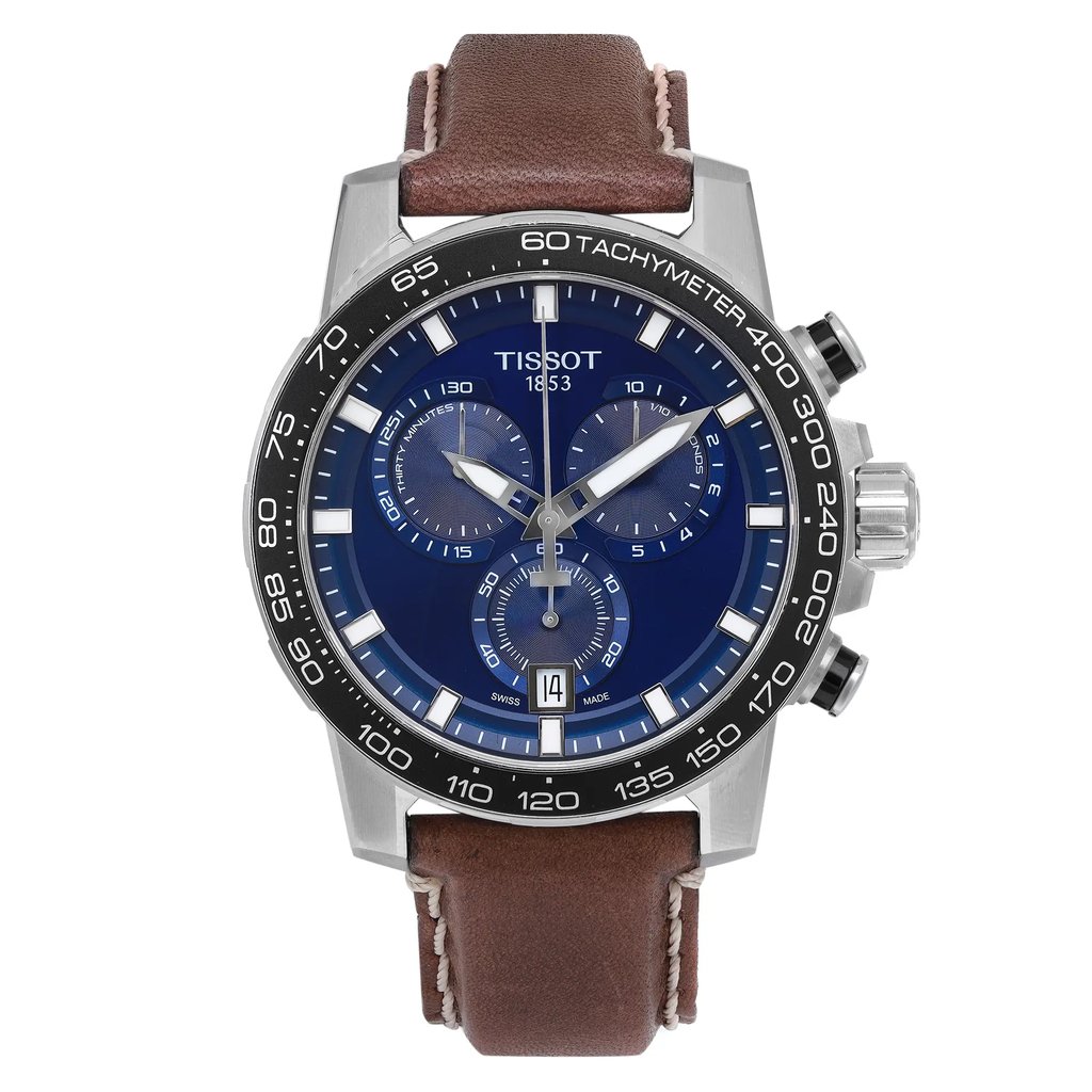 Front Full View Of Tissot T125.617.16.041.00 Stainless Steel Watch Pre Owned Condition Good