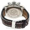 Back View Of {Caseback} Back Case And Closed Leather Band Of Breitling A13370 Watch Pre Owned Condition