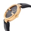 View Of Crown Facing Side Of Gucci YA133212 Stainless Steel Watch New With Defects Condition