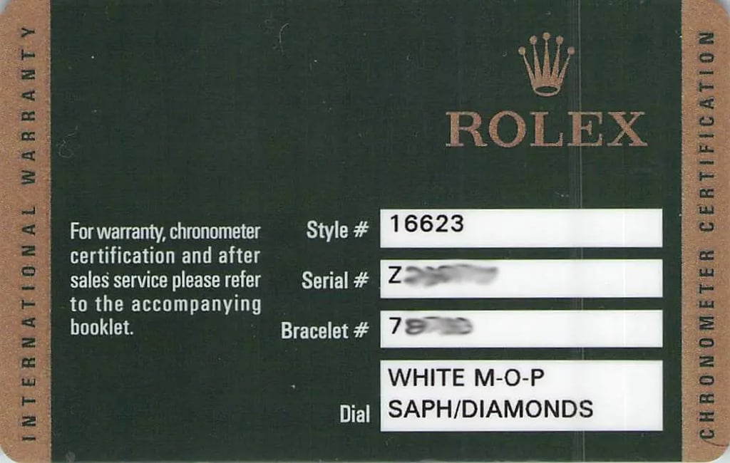  Full View Box And Documents For Rolex 16623 Without watch In The Image 