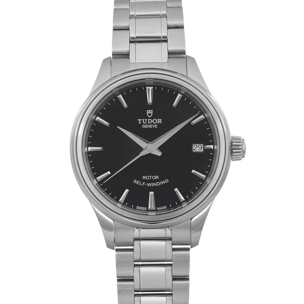 Front Full View Of TUDOR M12300-0002 Stainless Steel Watch Unworn Condition Excellent
