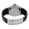 Back View Of Screwback Back Case And Closed Rubber Band Of Rolex 226659 Watch Display Model Condition