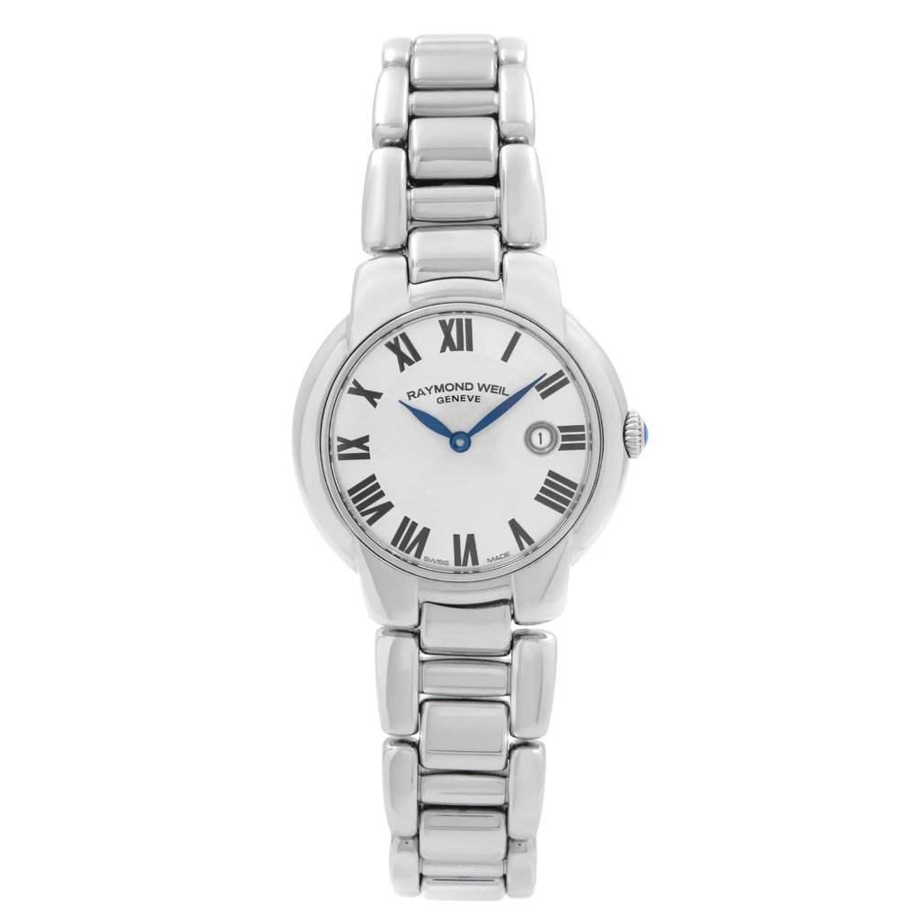 Front Full View Of RAYMOND WEIL 5229-ST-01659 Stainless Steel Watch Pre Owned Condition {Product Condition}