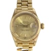Up Close Front Facing Picture Of Rolex 6917 Gold 18kt Watch Pre Owned Condition