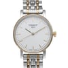 Up Close Front Facing Picture Of Tissot T109.210.22.031.00 Stainless Steel Watch Pre Owned Condition