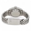 Back View Of Screwback Back Case And Closed Stainless Steel Band Of Rolex 79174 Watch Pre Owned Condition