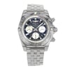 Front Full View Of Breitling AB011012/B967-375A Stainless Steel Watch Display Model Condition {Product Condition}
