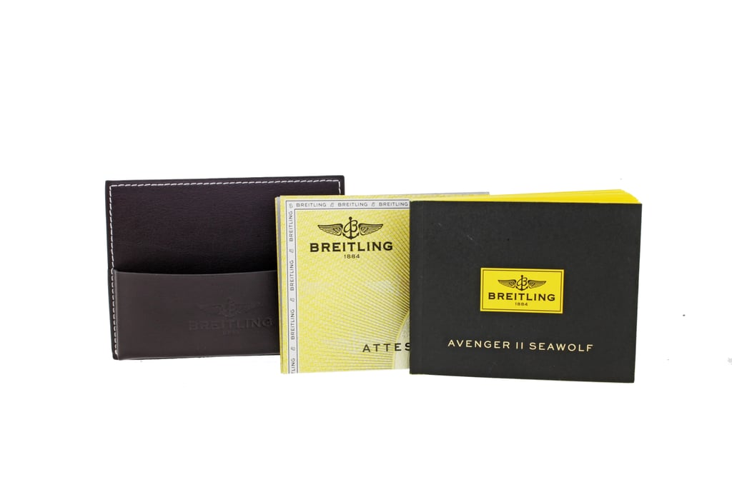  Full View Box And Documents For Breitling A1733110/I519-169A Without watch In The Image 