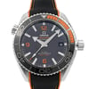 Up Close Front Facing Picture Of OMEGA 215.32.44.21.01.001 Stainless Steel Watch Display Model Condition