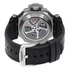 Back View Of Exhibition Back Case And Closed Leather Band Of Tissot T115.427.27.061.00 Watch Display Model Condition
