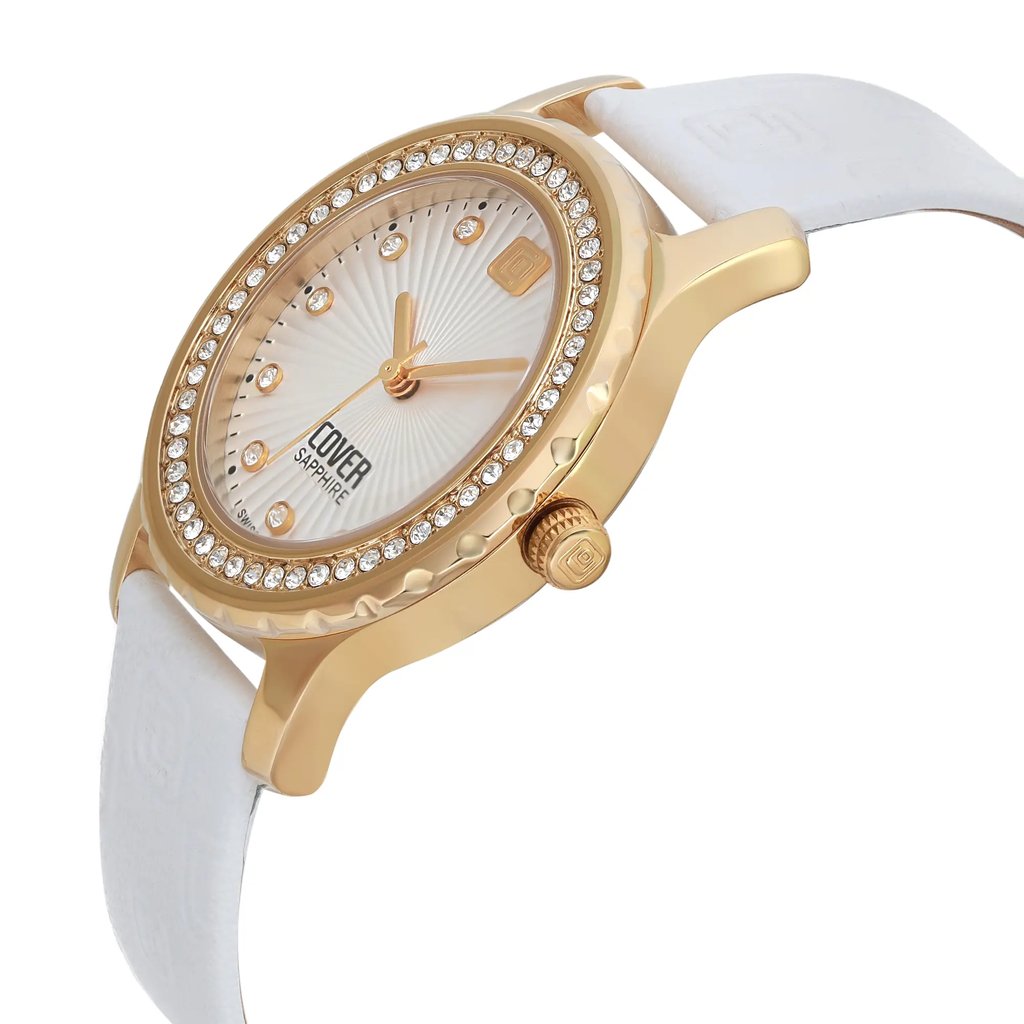 View Of Crown Facing Side Of COVER  CO154.07 Stainless Steel Watch Display Model Condition