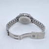 Back View Of Solid Back Case And Open Stainless Steel Band Of OMEGA 3510.50.00 Watch Pre Owned Condition