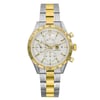 Front Full View Of TAG Heuer CV2050.BD0789 Stainless Steel Watch Pre Owned Condition Good