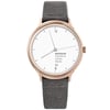Front Full View Of Mondaine MH1.l2210.LH Stainless Steel Watch Display Model Condition Excellent