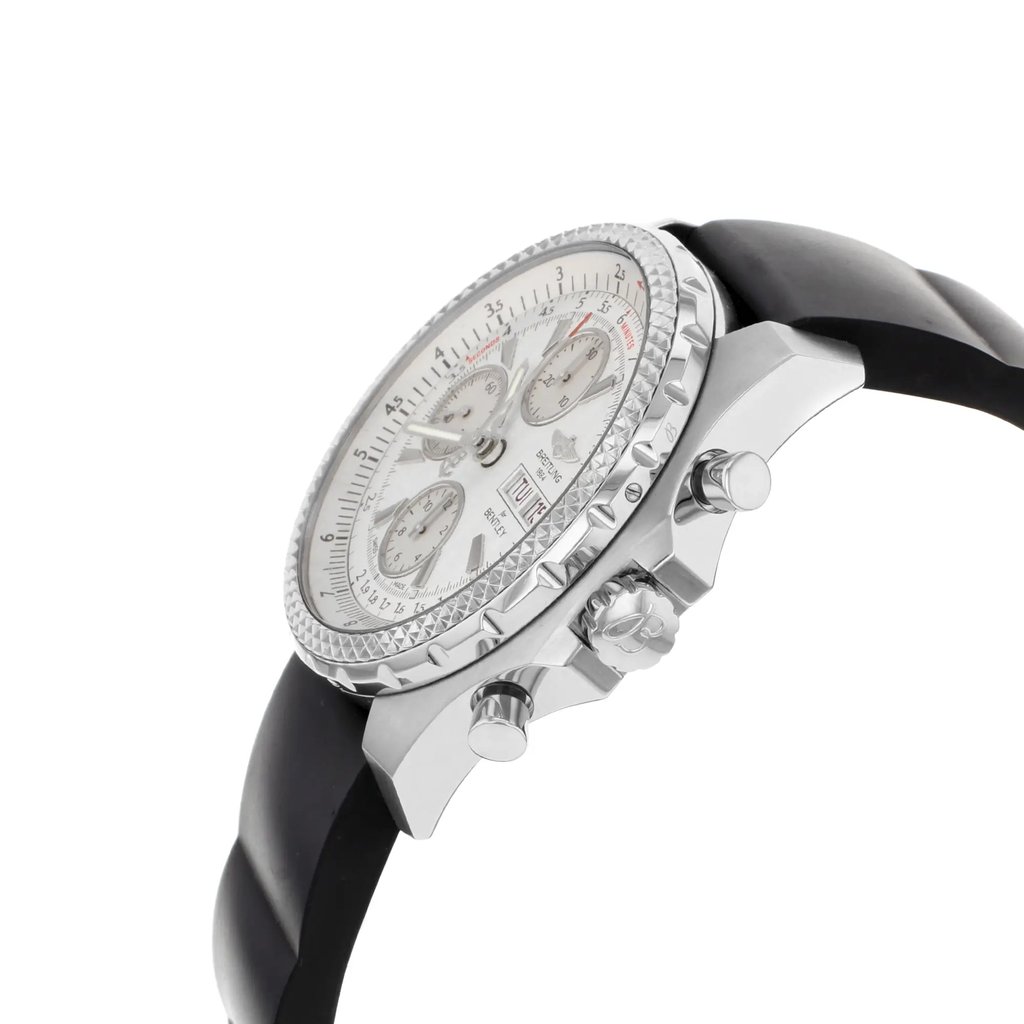 View Of Crown Facing Side Of Breitling A1336313/G680-1RD Stainless Steel Watch Pre Owned Condition