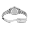 Back View Of {Caseback} Back Case And Open Stainless Steel Band Of Rolex 116400GV Watch Pre Owned Condition