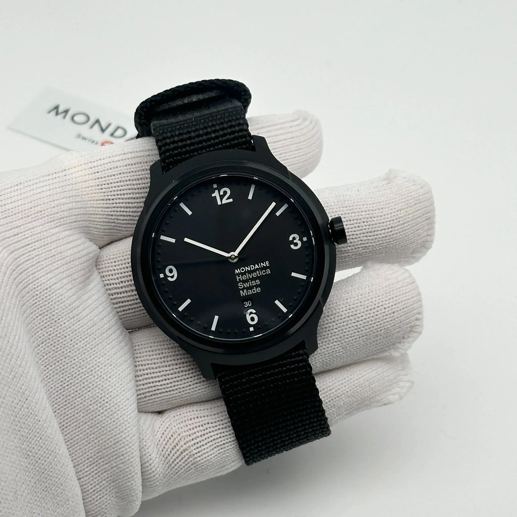 2nd image of Mondaine Mondaine Helvetica No1 Bold Wristwatch, NewWithDefects condition