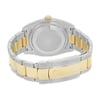 Back View Of {Caseback} Back Case And Closed Stainless and Solid Gold Band Of Rolex 116233 CHIO Watch Pre Owned Condition