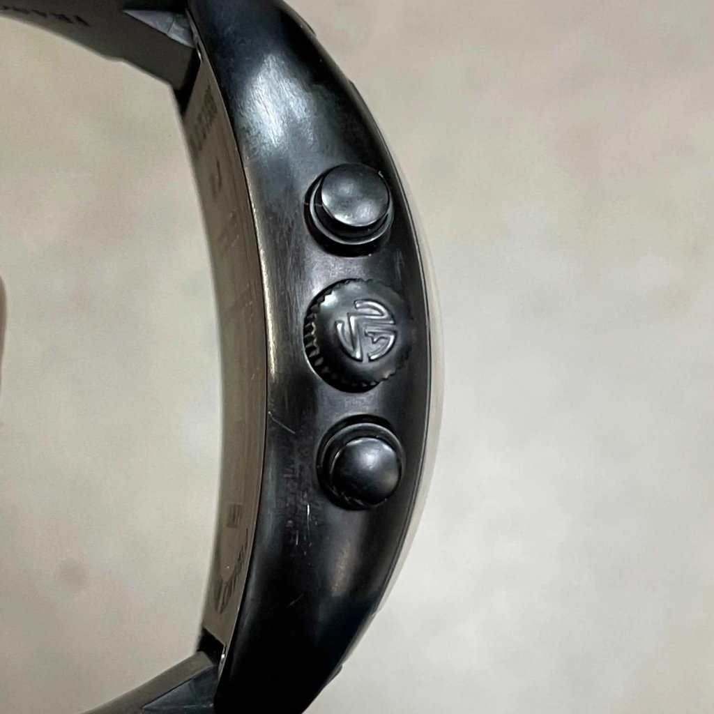View Of Opposite Crown Facing Side Of Franck Muller 9880 C CC DT NR Stainless Steel Watch Pre Owned Condition