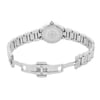 Back View Of Screwback Back Case And Open Stainless Steel Band Of RAYMOND WEIL 5229-ST-01659 Watch Pre Owned Condition