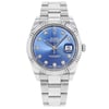 Front Full View Of Rolex 126334 Stainless Steel Watch Pre Owned Condition {Product Condition}