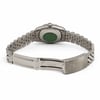 Back View Of Screwback Back Case And Open Stainless Steel Band Of Rolex 68274 Watch Pre Owned Condition