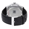 Back View Of Solid Back Case And Closed Leather Band Of Tissot T1294101605300 Watch Display Model Condition