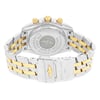 Back View Of {Caseback} Back Case And Closed Stainless and Solid Gold Band Of Breitling B13356 Watch Pre Owned Condition