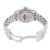 Back View Of {Caseback} Back Case And Open Stainless Steel Band Of Breitling A7433053/BE08-376A Watch Display Model Condition