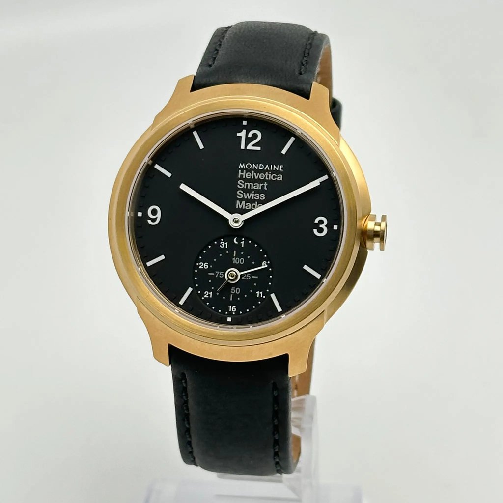 3rd image of Mondaine Mondaine Helvetica No.1  Wristwatch, NewWithDefects condition